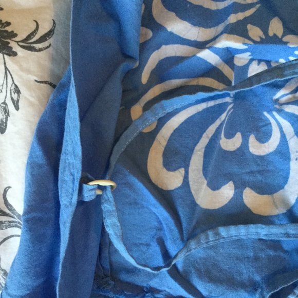 VINTAGE Handmade Wrap Dress - Picture 7 of 9